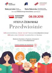 Powiat Pruszkowski: Narodowe Czytanie „Przedwiośnia”
