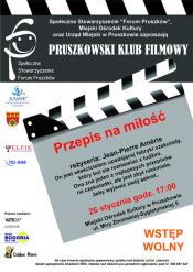 BEZPŁATNY POKAZ FILMU „PRZEPIS NA MIŁOŚĆ”